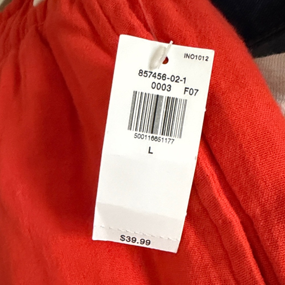 Old Navy Women's Orange Wide-Leg Pants - Picture 2 of 3